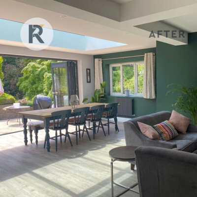 Someone working on computer 10